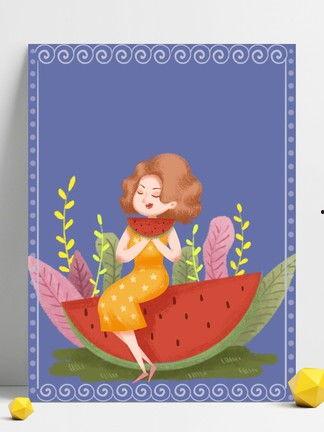 吃瓜比赛背景图片,一场视觉与味觉的双重盛宴